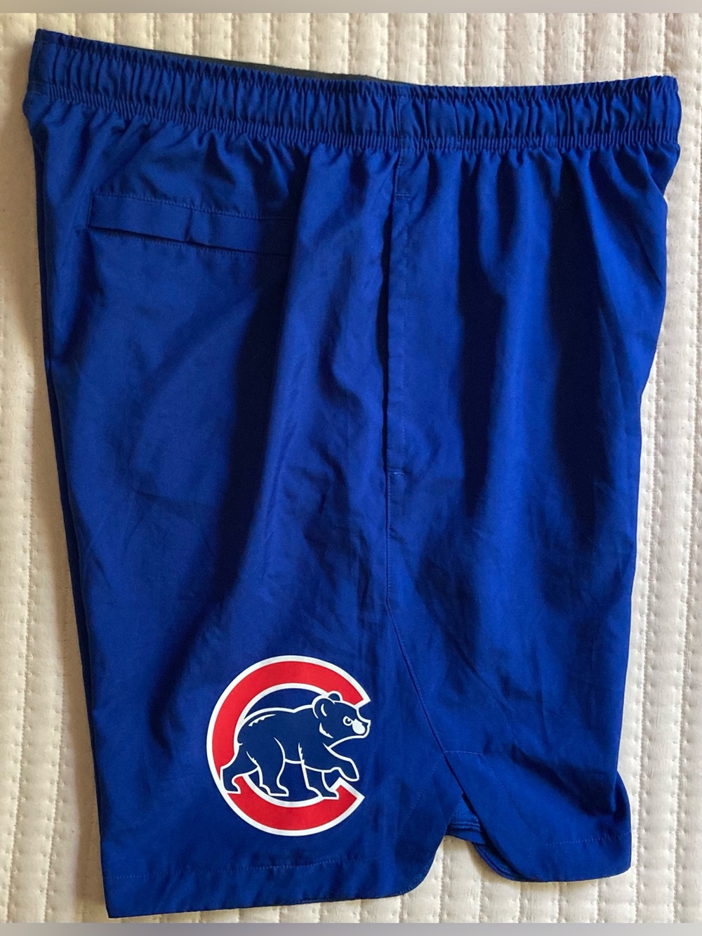 Chicago Cubs Nike Athletic Shorts Men’s Large Blue 9” Gym Running Chi Town MLB